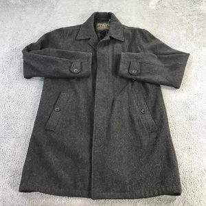Abercrombie & Fitch Jacket Mens Small Coat Wool VTG Jacket Pea Coat A&F - Picture 1 of 13