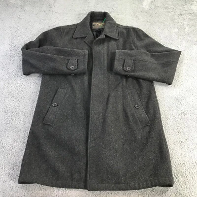 Abercrombie & Fitch Jacket Mens Small Coat Wool VTG Jacket Pea Coat  A&F - Image 1 of 4