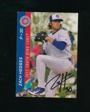 2015 South Bend Cubs Choice #30 Zach Hedges signed autograph  SWSW6