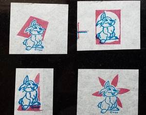 1940's TAT-ooh THUMPER (Bambi's Friend) TATTOOS - YOU PICK!! $1.99 each - Picture 1 of 4