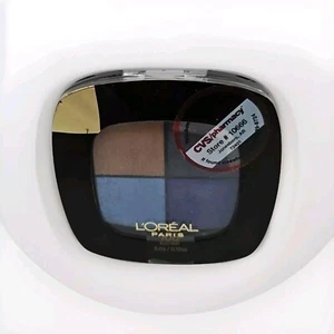 L'Oreal Colour Riche Eyeshadow Quad ~108 Bleu Nuit - Picture 1 of 1