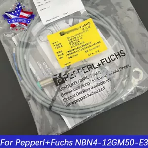 New 10-30VDC 200mA 4mm Proximity Switch Sensor For Pepperl+Fuchs NBN4-12GM50-E3 - Picture 1 of 7