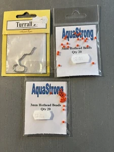 3 x Turrall and aquastrong Chrome and orange Insect Eyes small - Picture 1 of 3