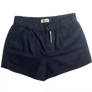 Pantalones Cortos para Mujer Madewell Negros Pull On Talla Pequeña Salón Informales Suave Algodón Ventoso - Imagen 1 de 13