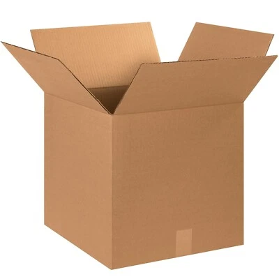 15 x 15 x 15 Shipping Boxes Moving Boxes Corrugated Kraft 25/Bundle 25/Pack - Image 1 of 4