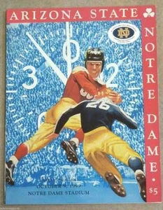Programa de fútbol americano universitario estatal Notre Dame Arizona - 1999 - Como nuevo - Imagen 1 de 1
