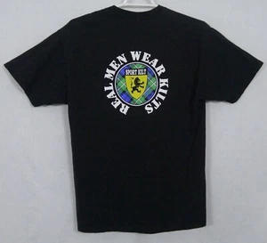 Camiseta deportiva Kilt para hombre L manga corta "Real Men Wear Kilts" negro liso gráfico - Imagen 1 de 7