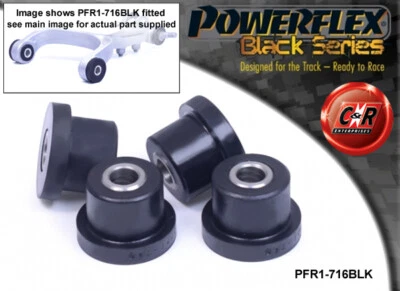 Powerflex Black RR Superiore Forcella IN Spazzole per Alfa Romeo 916 95-05 - Immagine 1 di 4