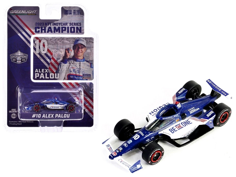 Greenlight Indycar #10 Alex Palou American Legion 2023 Series Champion Foto 1 de 1
