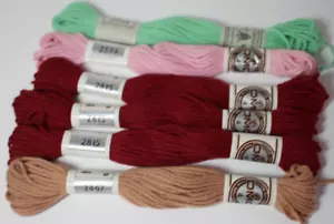 DMC RETORS #4 Matte 10 meters each Tapestry Floss Thread 6 PC lot - Picture 1 of 3