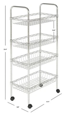 Safavieh PIERRE ADJUSTABLE MINI TROLLEY, Reduced Price 2172753015 HAC1012A - Image 1 of 4