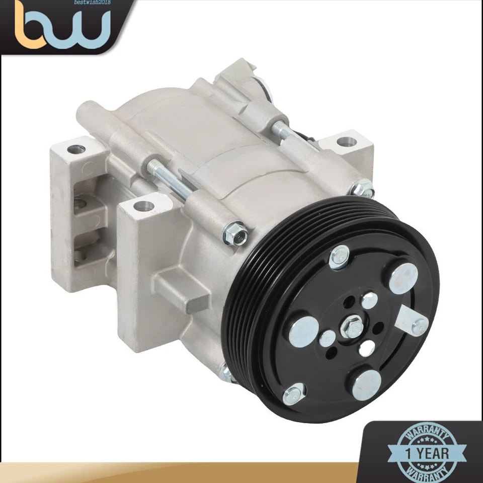 Compresor de aire acondicionado con embrague 1 pieza para Ford Escape Mazda Tribute 3,0 L V6 2002-2005 Foto 1 de 4