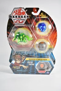 BAKUGAN STARTER 3 PACK, VENTUS, TRHYNO, ACTION FIGURE DA COLLEZIONE - Foto 1 di 7