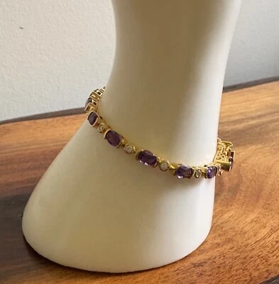 Pulsera de Moissanita Ameritista Uruguaya - 6,50 pulgadas (6,50 ctw.) Foto 1 de 4