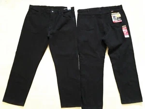  Jeans Rustler uomo taglia 42x30 gamba dritta regular fit nero pesante NUOVO - Foto 1 di 5