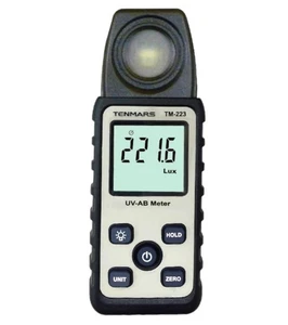 TENMARS TM-223 UV Messgerät, UV AB Messgerät, UV-Intensitätsmessgerät, Eichung - Bild 1 von 8