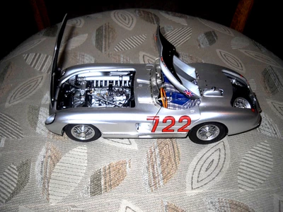 😎😎-CMC GMBH-GERMANY*#722--MERCEDES-BENZ 300 LR 1955-MILLE-MIGLIA-1/18😎😎NICE - Image 1 of 4