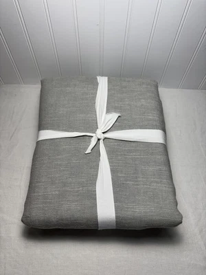 Pottery Barn Emery 亚麻遮光窗帘 ~ 50 英寸 x 96 英寸 ~ 矿物蓝色 ~ 阅读 — 第 1/4 张图片