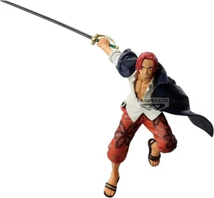 SHANKS BATTLE RECORD Figura Statua 17cm ONE PIECE Originale BANPRESTO Bandai - Imagen 1 de 4