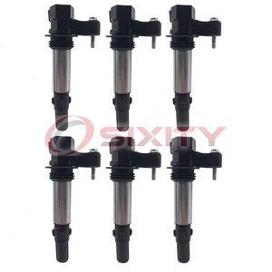 6 pc Hitachi Ignition Coils for 2004-2006 Buick Rendezvous 3.6L V6 Spark pc - Picture 1 of 5