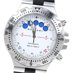 BVLGARI Diagono Scuba Pro Regatta For Parts As is Wristwatch Chronograph Black - Picture 1 of 24