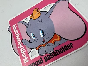 Disney Parks World AP Annual Pass Holder Magnet pink Dumbo D NEW authentic WDW - Picture 1 of 2