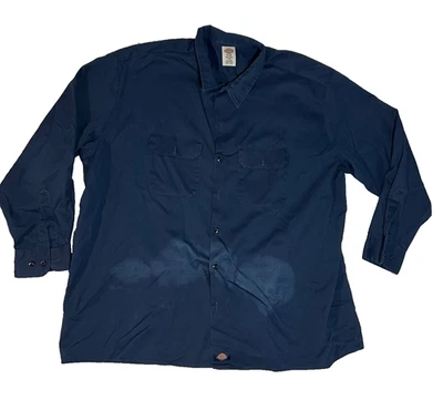 Dickies Flex Ropa de Trabajo Botón Azul Marino Talla 3XL Rashed Foto 1 de 4