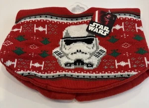 NEW Disney STAR WARS Christmas Holiday Dog Sweater - Mini Trim 051061632 - Picture 1 of 5