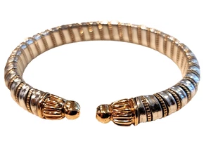 Alwand Vahan Sterling Silber 925 & 14k Armreif mit Scharnier - Bild 1 von 6
