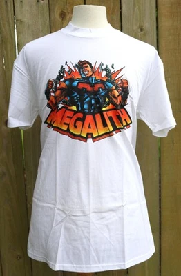 Camiseta NOS De Colección MEGALITH Continuidad Cómic Gráfico Grafito - Varias Tallas Foto 1 de 4