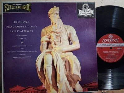 LONDON CS 6019 FFSS Beethoven Piano CTO #5 CURZON KNAPPERTSBUSCH 1958 VG++TO NM - Image 1 of 2