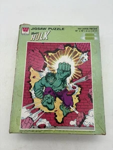 1979 Marvel Comics Group The Incredible Hulk jigsaw puzzle - 100 piece - Picture 1 of 7
