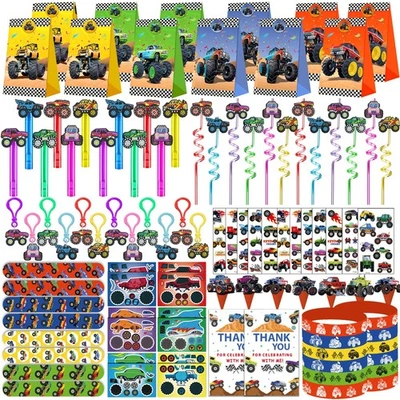 232 PCS Party Favors for Truck Birthday Decorations Supplies Truck Party Stuf... - Изображение 1 из 4
