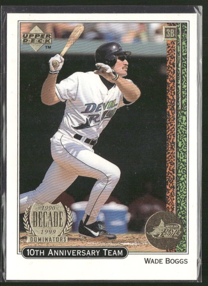 1999 Upper Deck Wade Boggs 10th Anniversary Team #X15 Tampa Bay Devil Rays - Image 1 of 2