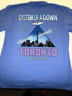 SYSTEM OF A DOWN Shirt Toronto 💯 Official Merch - Rogers Stadium - Large 🛸 - Image 1 of 3