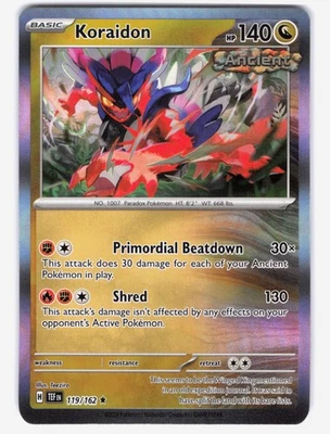 Koraidon (Holo Rare) SV05: Temporal Forces 119/162 NM - Image 1 of 2