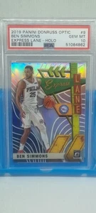 PSA 10 2019-20 Ben Simmons Donruss Optic Express Lane Holo Prizm GEM Mint Aussie - Picture 1 of 6