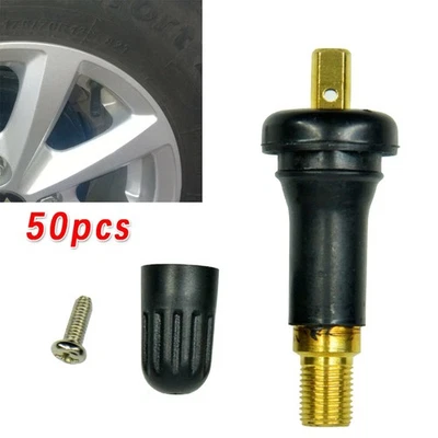 New Portable Valve Stem Wheel 50pcs Accessories Car For Chevy Kit TPMS - Image 1 of 4
