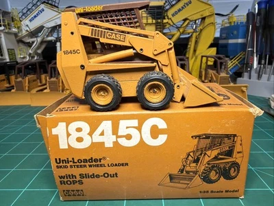 NZG Modelle No. 196 West Germany Case 1845C Skid Uni-Loader 1:35 Scale Diecast - Image 1 of 4