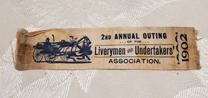 Cinta antigua de la Asociación de Librea y Empresarios - 1902 - 2ª Salida Anual - Imagen 1 de 3