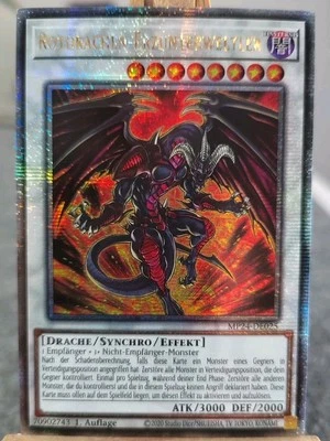 ROTDRACHEN-ERZUNTERWELTLER MP24-DE025 Quarter Century Secret Rare NM Synchro 8⭐ - Bild 1 von 2