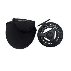 Sage 1880 Fliegen Angelrolle leichte Aluminium große Dorn mit Koffer & Schnur - Bild 1 von 9