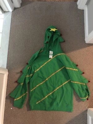 Green Christmas Tree Costume Elegant Women American Rag $50 Large - Image 1 of 3