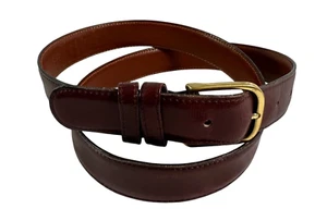 COACH 5600 Burgundy Leather Men's Belt Made In New York City USA 90/36 - Picture 1 of 10