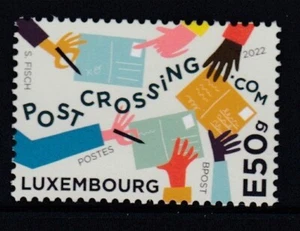 LUXEMBOURG Postcrossing MNH stamp - Picture 1 of 1