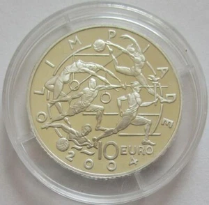 San Marino 10 Euro 2003 Olympics Athens Modern Athletes Silver - Picture 1 of 2