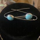 Silpada Threading Earrings Turquoise and silver