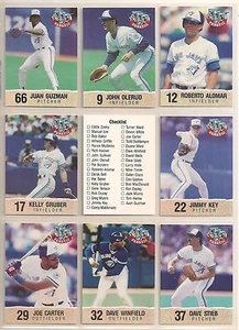 Juego de seguridad contra incendios Blue Jays 1992 - Olerud, Alomar, Carter, Guzmán, Winfield, etc. - Imagen 1 de 2