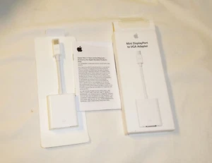 OB Apple Mini Display Port (Thunderbolt 2) auf VGA Adapter MB572Z/B Original a1307 - Bild 1 von 2