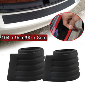 Car SUV Door Sill Plate Protector Universal Guard Strips Rear Bumper Accessories